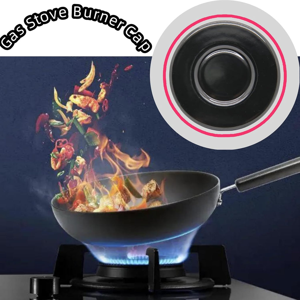 4 Pack Set of Gas Stove Burner Caps Suitable for Sabaf Equipped