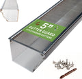 5 Inch Gutter Guard, 100% Stainless Steel High-Flow Leaf Screen