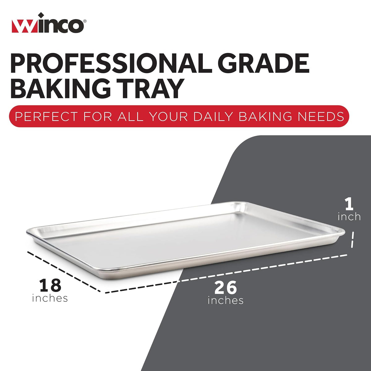 Full Size Aluminum Commercial-Grade Sheet Pan