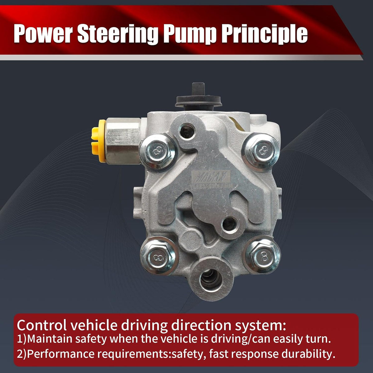 Power Steering Pump YL8Z3A674AARM
