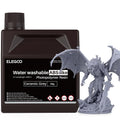 ELEGOO Water Washable ABS-Like Resin 3D Printer Resin Grey 2000G | High Toughness, Low Viscosity and High Precision