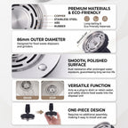 Garbage Disposal Strainer Stopper, Durable Lifting Plug Filter Prevents Clogs for Kitchen Sink Home Stainless Steel 86mm 1 Pack