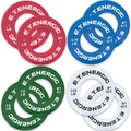 Fractional Weight Plates Set of 8 for Olympic Bars | 0.25, 0.5, 0.75, 1LB pairs with steel core, odorless finish