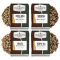 Adventurer Unroasted Green Coffee Beans Home Roasting Starter Kit, Variety 4-Pack, Kosher, 4 lb (Four 1 lb Bags)