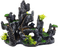 Aquarium Ornaments View Mountain,Fish Tank Decorations Resin Rock Landscape Artificial Stone Aquarium Decor with