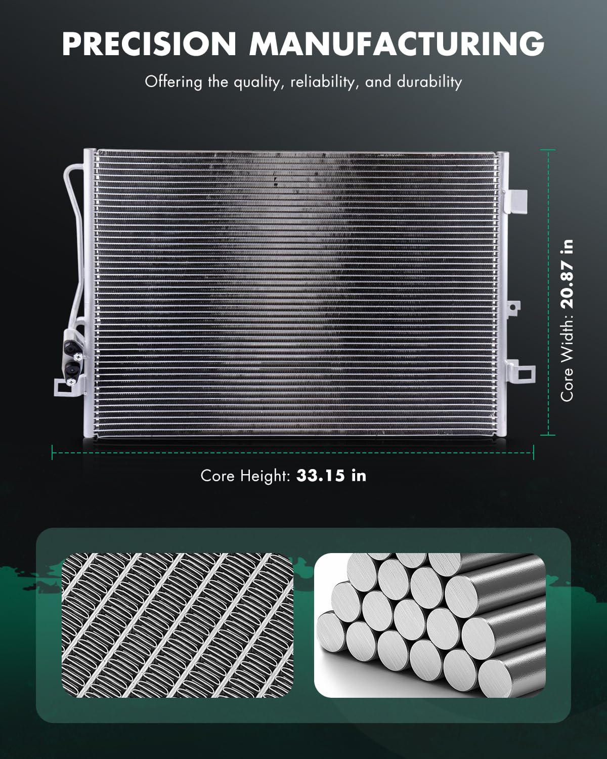 SCITOO Condenser Air Conditioning Compatible with