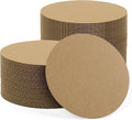 60 Pack 12 Inch Round Circle Corrugated Cardboard Sheets