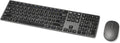Ultra Premium Wireless Keyboard and Mouse Combo, Rechargeable, Full-Size with Number Pad, Sleek Design, Plug and