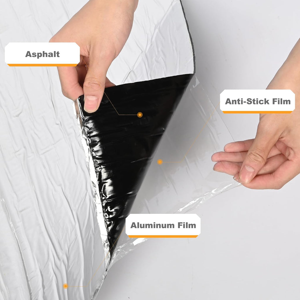 Waterproofing Membrane 39.6in x 16.5ft Self-Adhesive Roofing Felt
