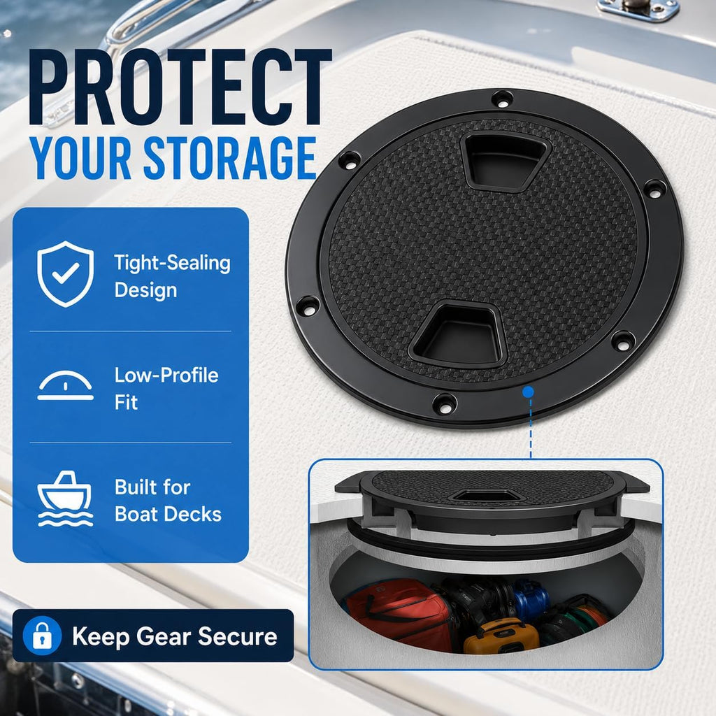 4 6 8 Inch Boat Deck Plate Inspection Hatch Detachable Cover