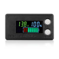 Waterproof Battery Monitor 12V 24V 36V 48V 72V Battery Meter 8-100V, Capacity Tester LCD Display Color Screen