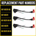 Carnovate 3 Pack Ignition Coil Fit for Yamaha Outboard 60-90HP 2 Stroke