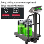 660lb Industrial Platform Scale with Removable Guardrail, LB/KG