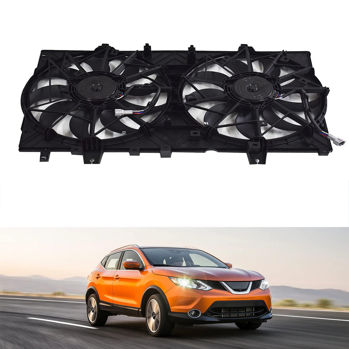 munirater Radiator Cooling Fan Replacement for Rogue 2014-2018