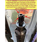 Roller Brush,Compatible For Dyson V6 V7,Old Version Vacuum Replacement Bar Assembly Part 966084-01 4 Prong No Screw