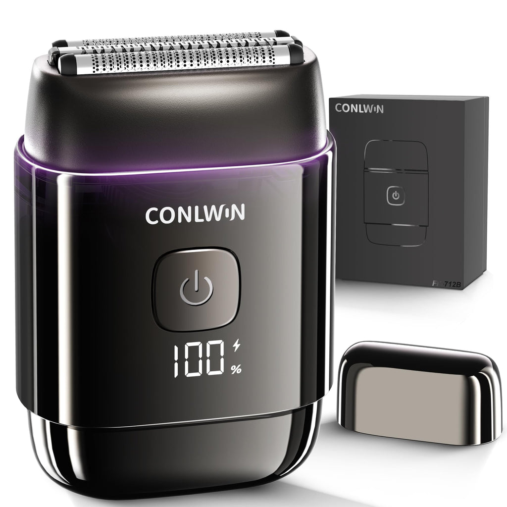 Electric Foil Shavers for Men, Travel Mini Shaver, Model FK-712B