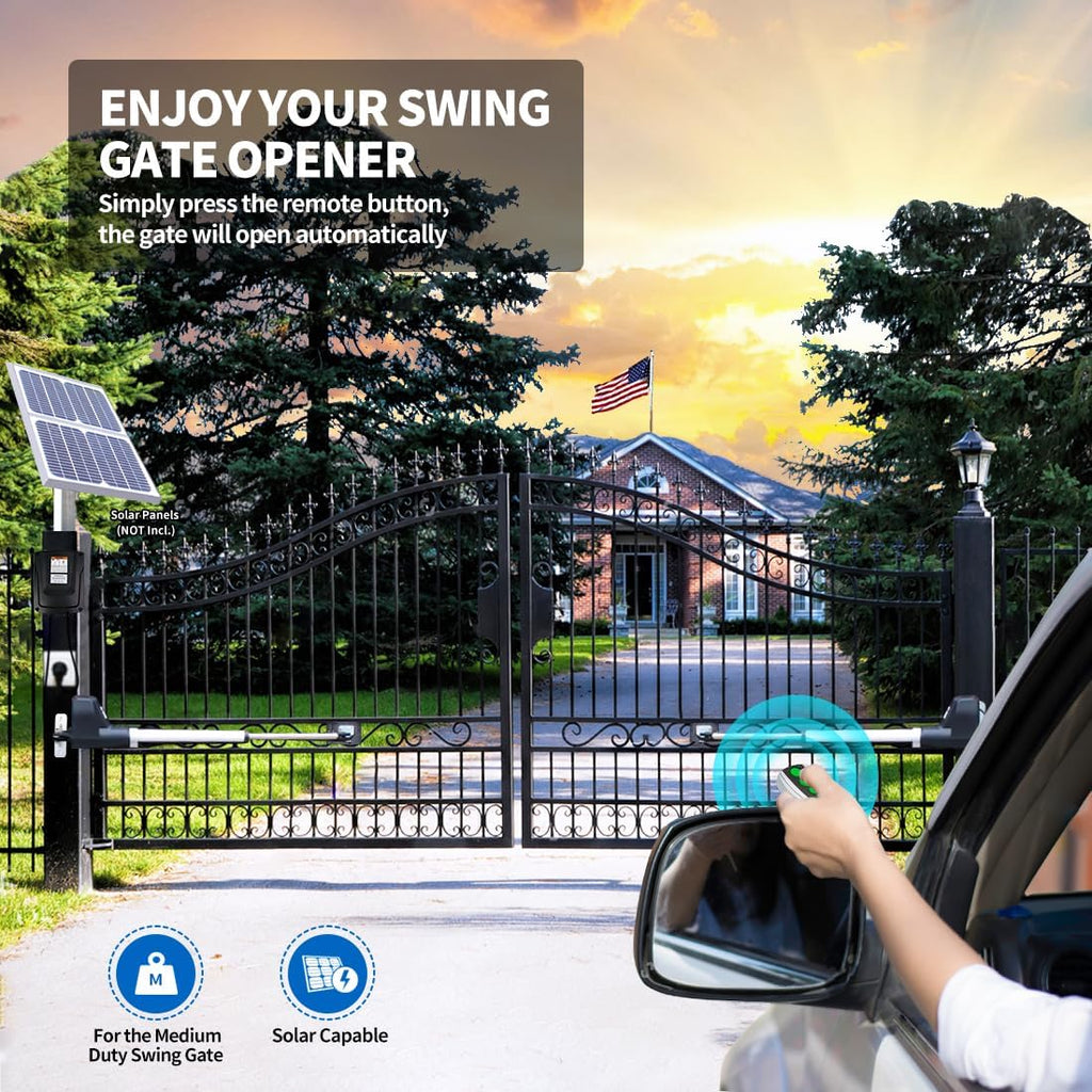 AT602 Dual Swing Gate Opener Medium Duty