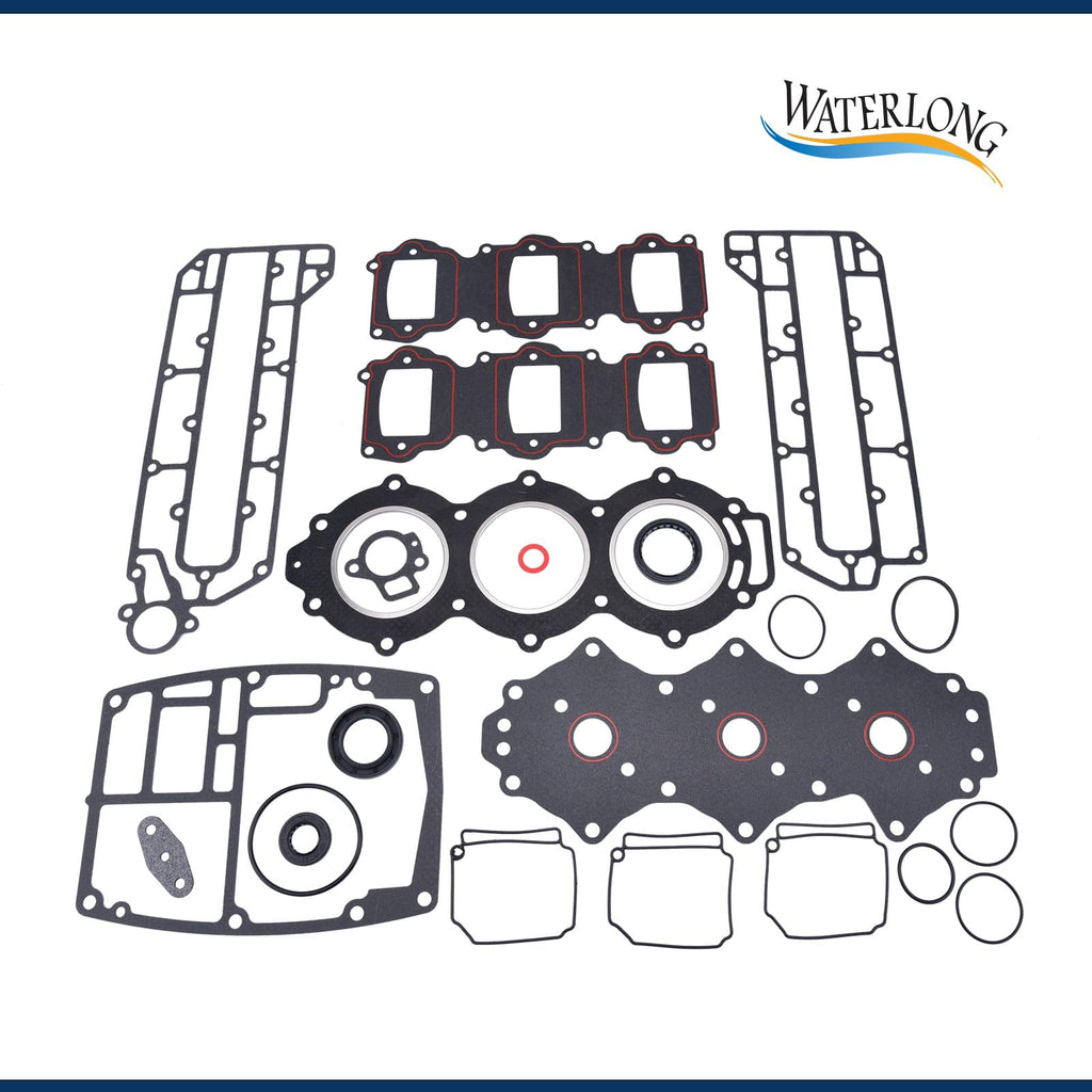 WATERLONG 6H3-W0001-02 Power Head Gasket Kit Replace for Yamaha Outboard 60HP 70HP 1994-2009 2 Stroke