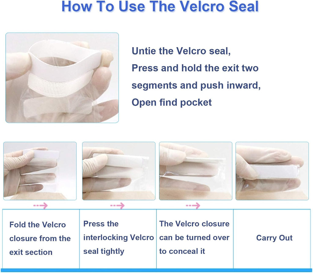 One Piece Ostomy Colostomy Bags, Ostomy Supplies, Drainable Ostomy Pouch for Ileostomy Stoma Care, Cut to