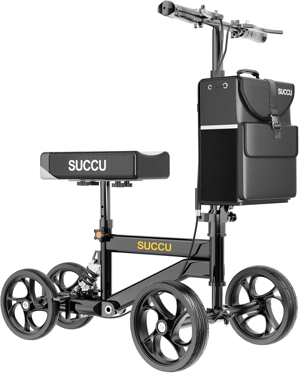 Knee Scooter for Adults for Foot Injuries, Foldable Adjustable Height