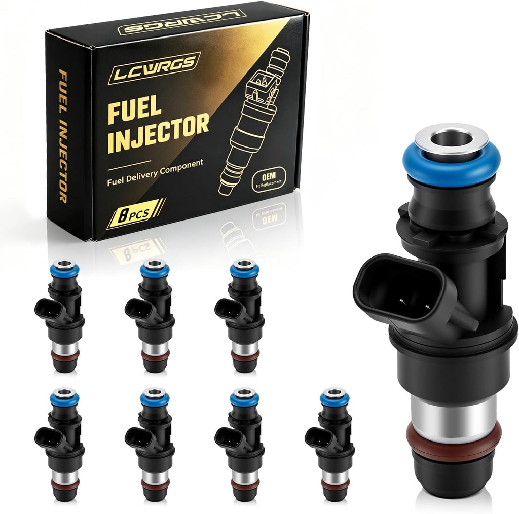 Fuel Injectors Set of 8 for Chevy Silverado GMC Sierra 2000-2007