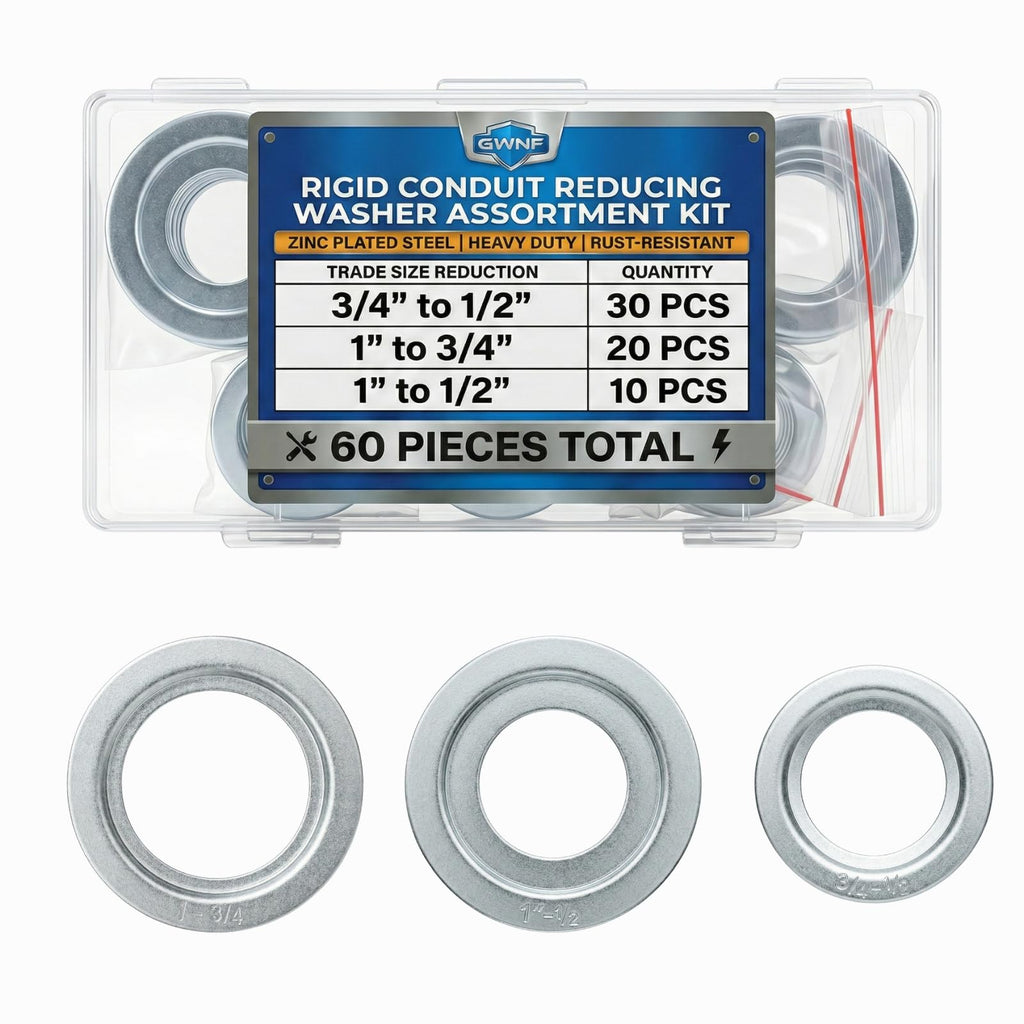 GWNF 60-Piece 3-Size Rigid Conduit Reducing Washer Assortment Kit