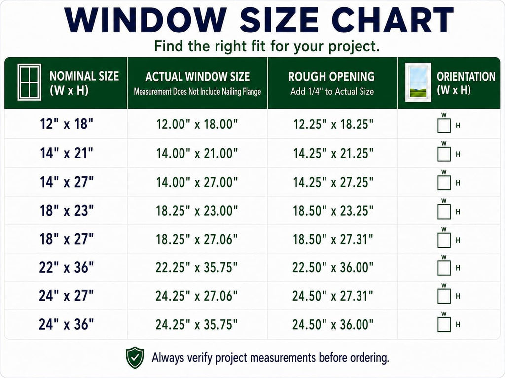 14x21 Shed Window, Flush Mount Sliding Window with Tempered Glass & Screen, Brown, 1-Pack