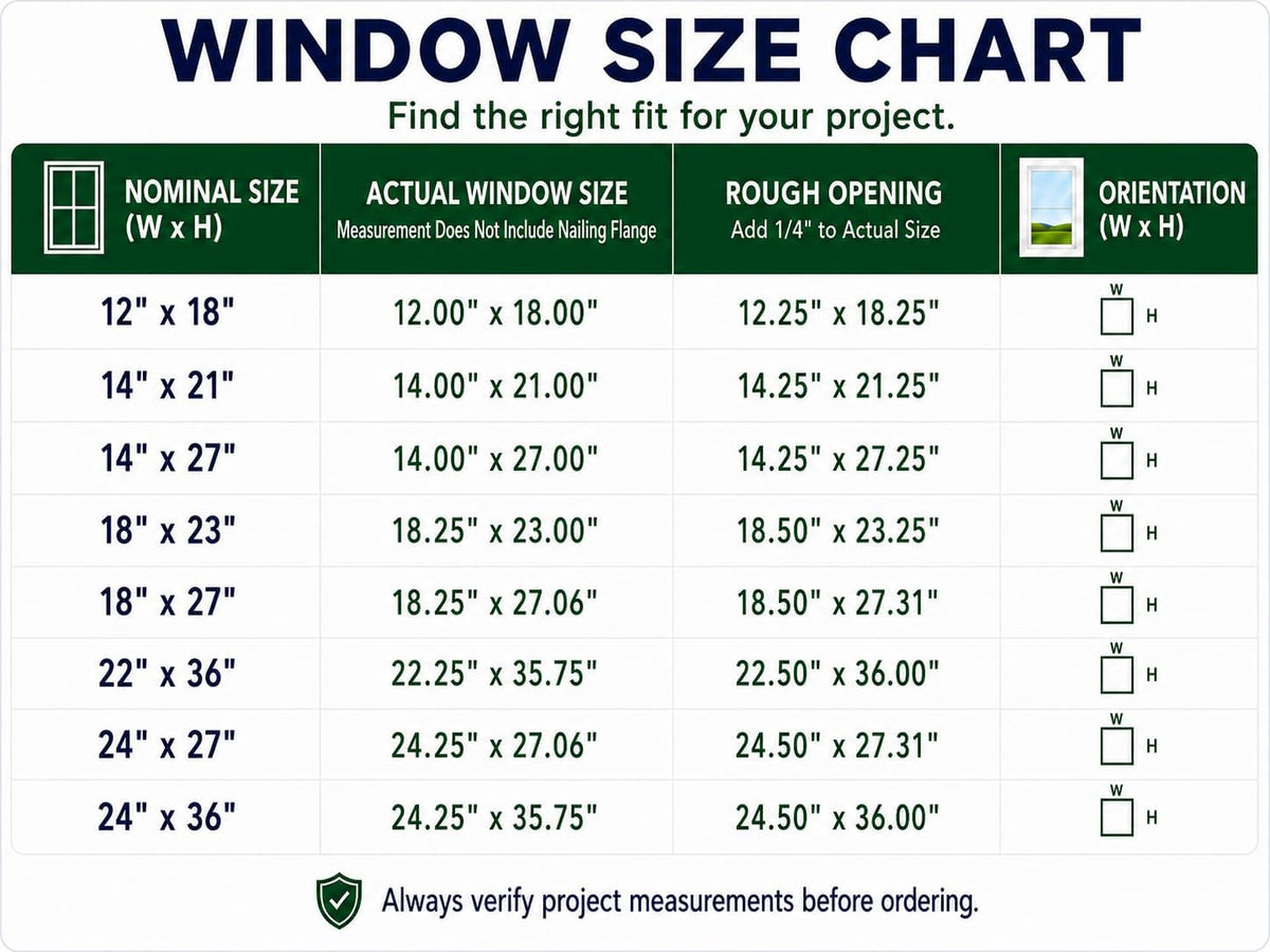 14x21 Shed Window, Flush Mount Sliding Window with Tempered Glass & Screen, Brown, 1-Pack