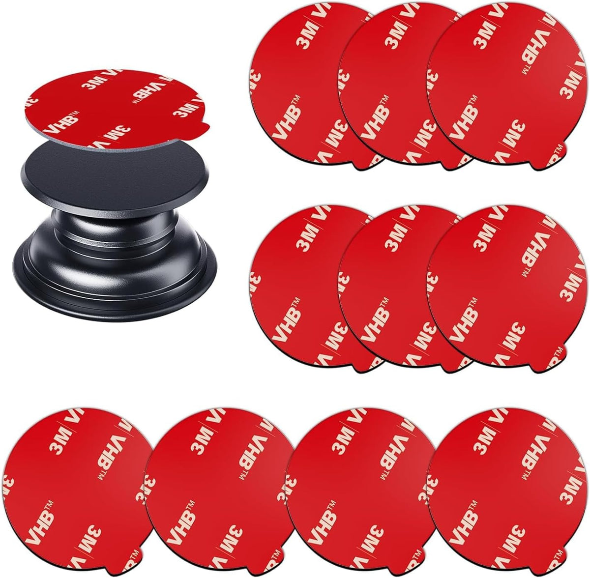 10 Pack 3M VHB Double Sided Adhesive Pads 1.38 Inches (35mm)