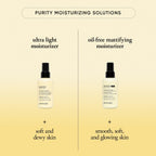 purity made simple oil-free mattifying moisturizer - with bamboo extract, green tea & vitamins C & E - nourishing