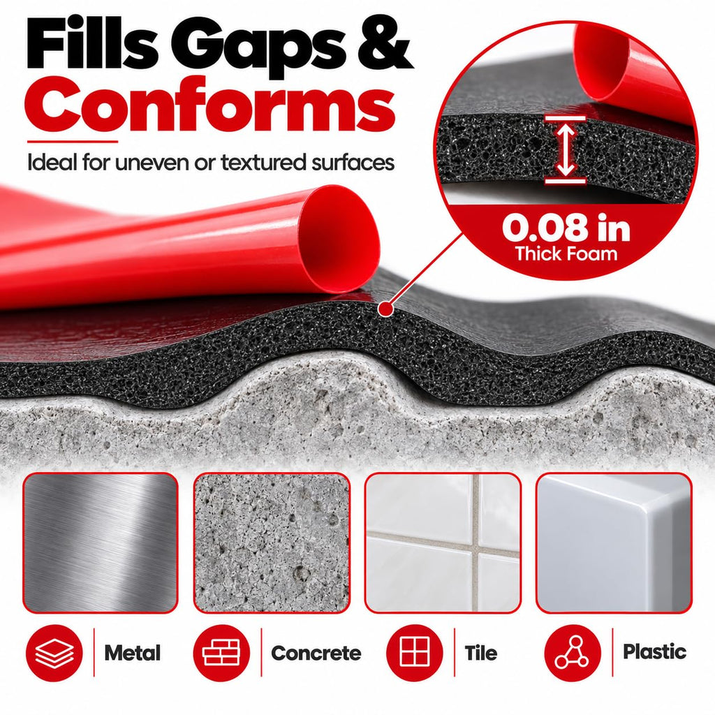 Double Sided Foam Tape 1 Inches x 50 Ft (T004A)