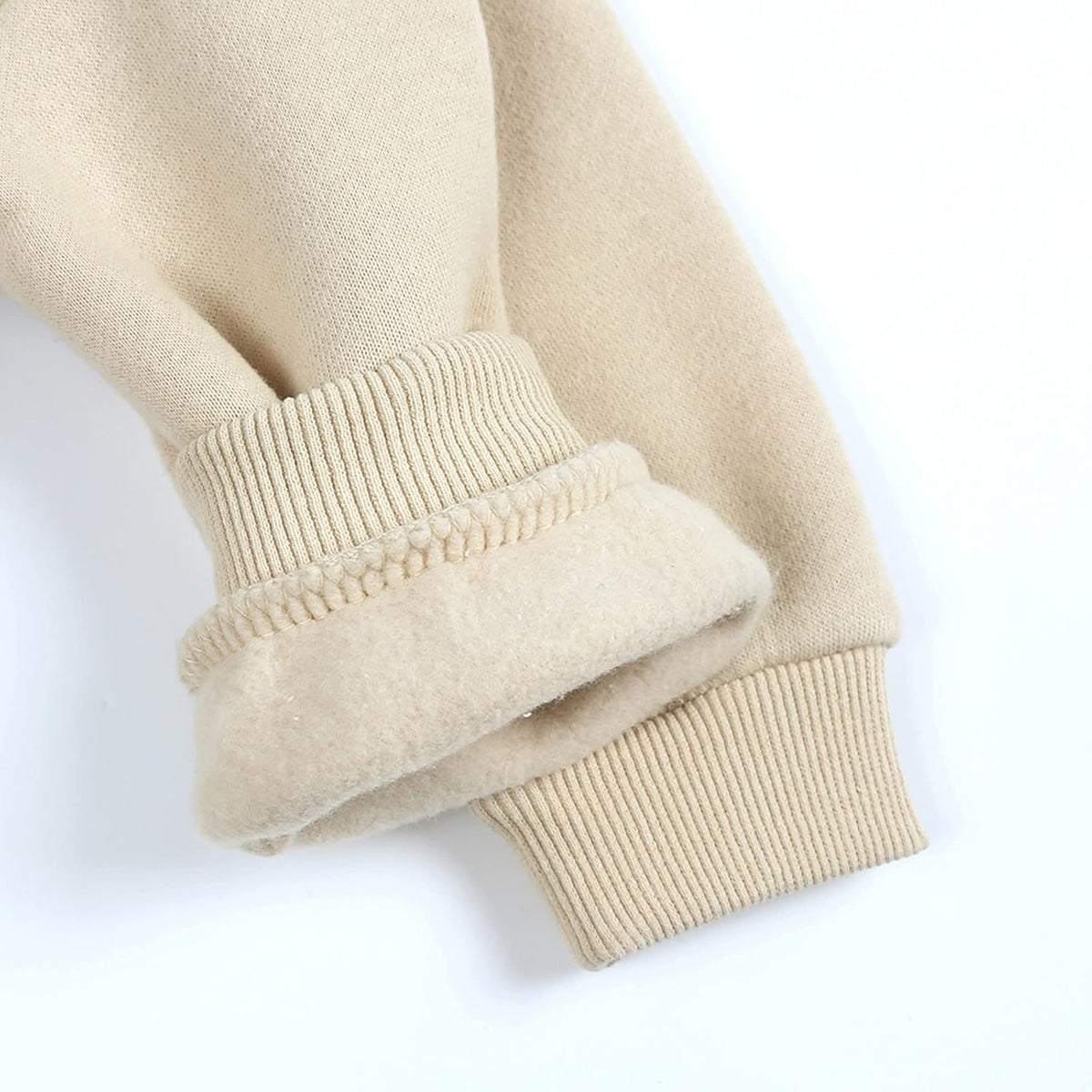 Baby Toddler Boys Fleece Sweatshirt Crewneck Long Sleeve Cotton Pullover Kids Solid Casual Sport Sweatshirts Sweater