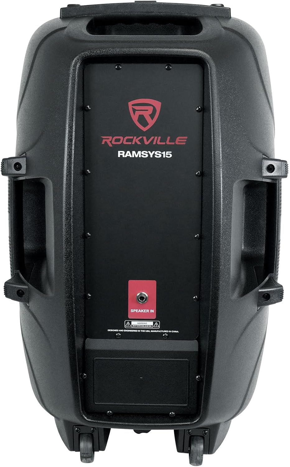 15" Passive DJ/PA Speaker, 500W Peak, 125W RMS, 8 Ohm, ABS Cabinet, 2" Voice Coil, Titanium Tweeter, Pole Mount