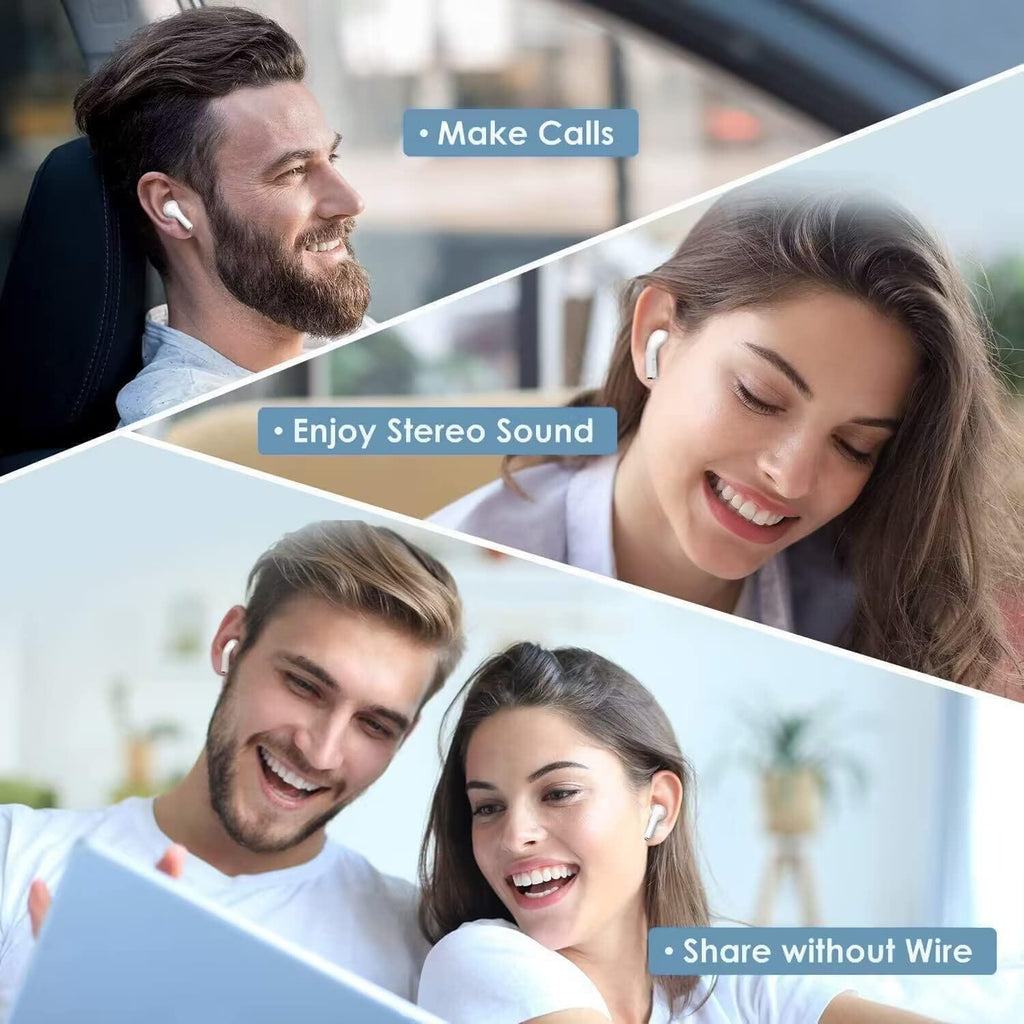 Wireless Earbuds,Bluetooth Headphones pro(2nd generation),48H Playtime Ear Buds with Mic,High-Fidelity