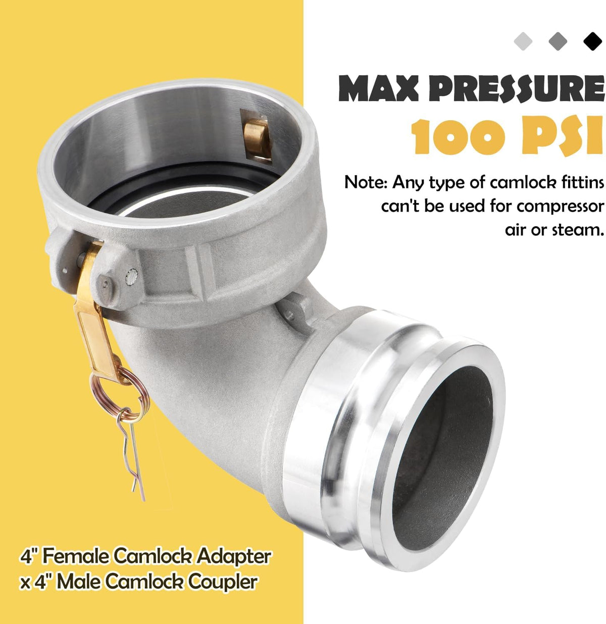 DA4040 Type DA Cam and Groove Hose Fitting