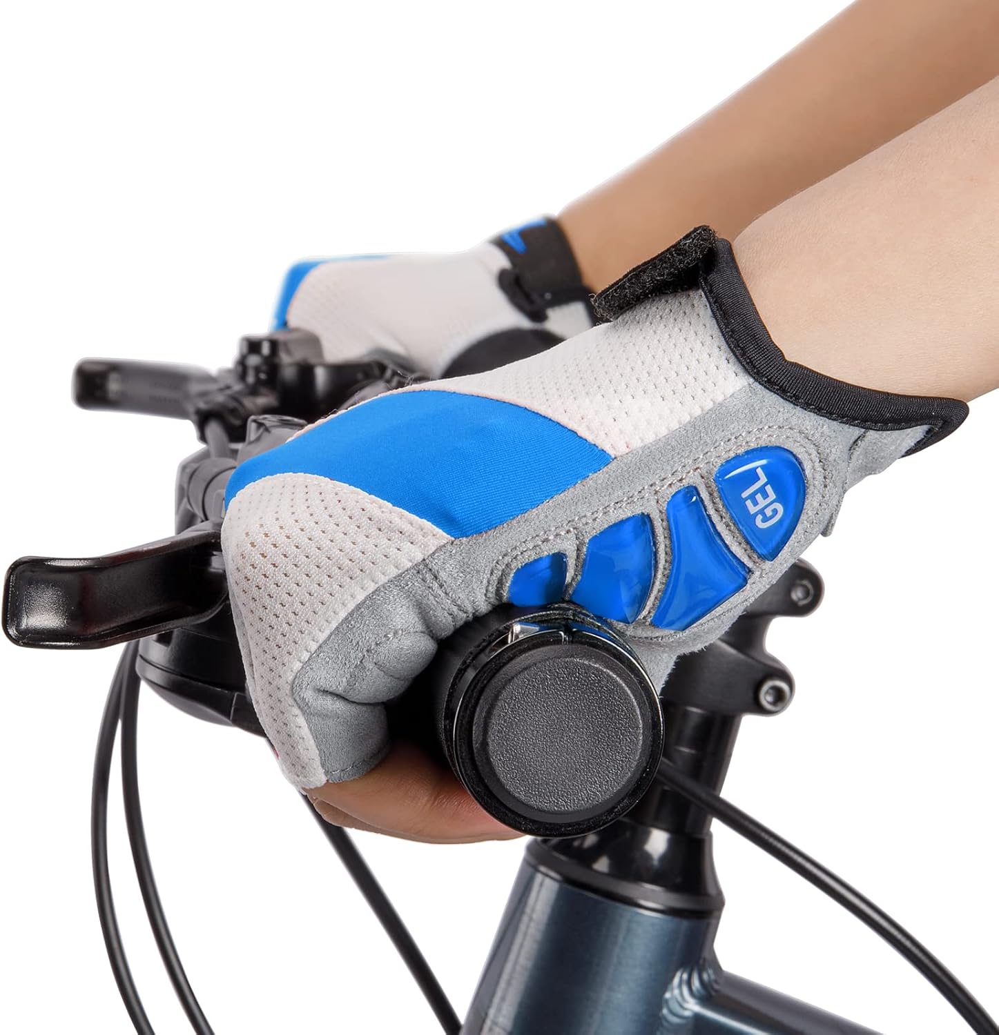 Cycling Gloves for Men Women - Road/Mountain Bike Gloves Anti Slip Shock Absorbing Padded -Bicycle Biking Gloves for