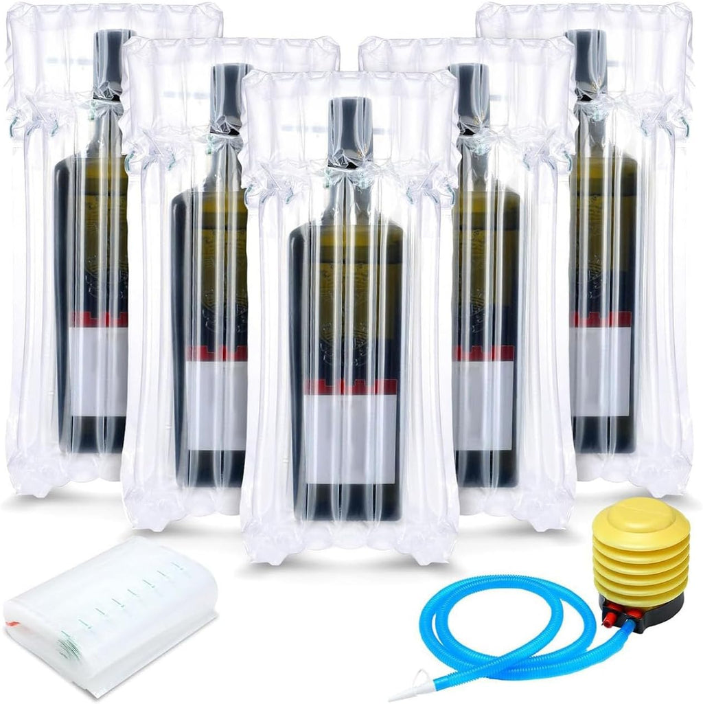 Packing Sleeve Inflatable Wine Protector Bag with Air Column