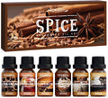 Spice Fragrance Oils Set, Premium Essential Oils Set for Diffuser, Candle, Soap Making, Warm Fall Scented Oil