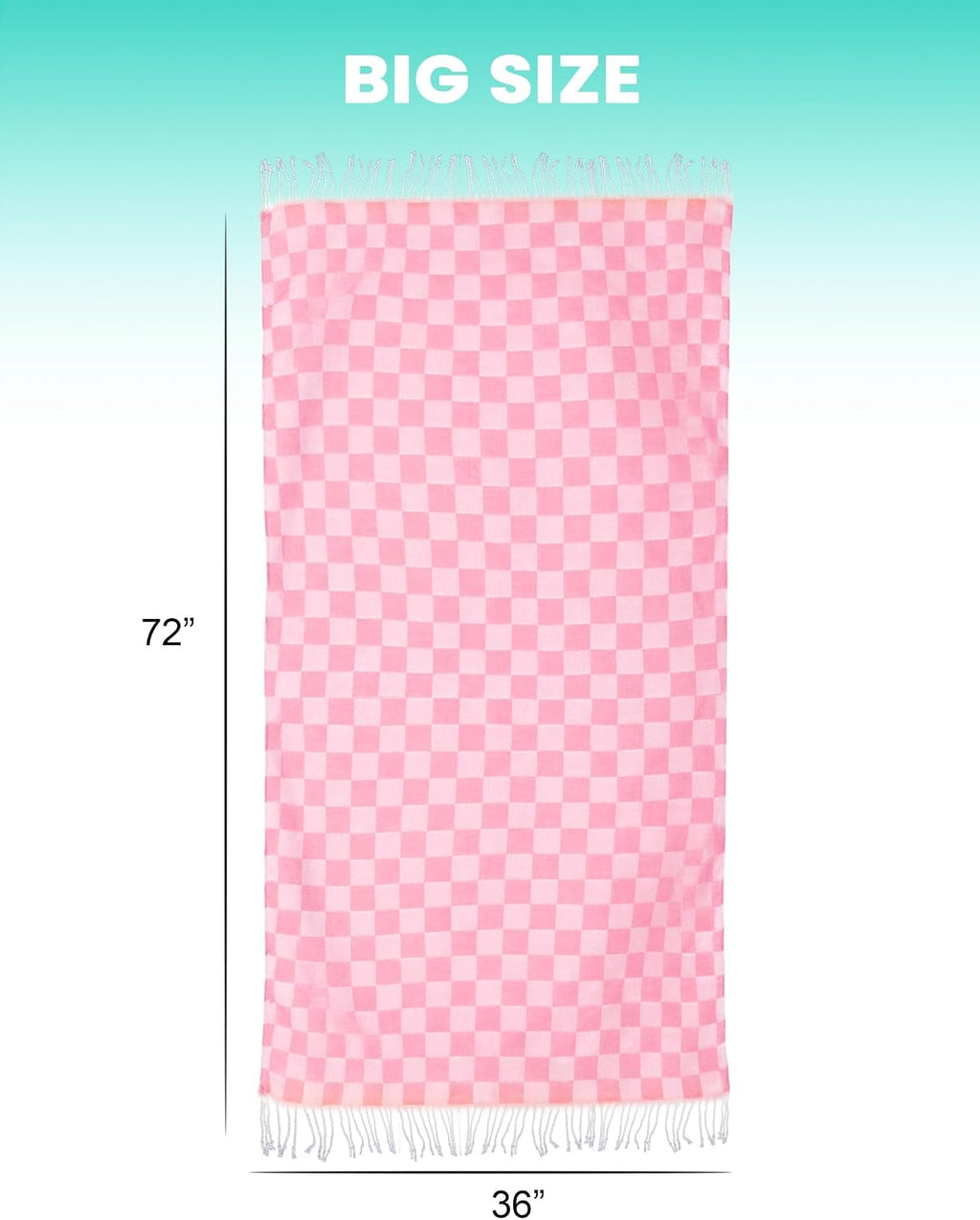 Travel Vacation Essentials Turkish Beach Towel Bath Towels Quick Dry Sand Free Oversized Bath Pool Swim Extra Large