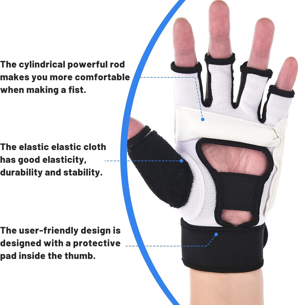 Kickboxing Sparring Gloves MMA Gloves Boxing Gloves for Men Women Kids Half Finger Punching Bag Gloves Fighting