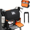 Wheelchair Bags to Hang on Back,Wheelchair Backpack Bag,Wheelchair Accessories Pouch Storage Bag with Thermal