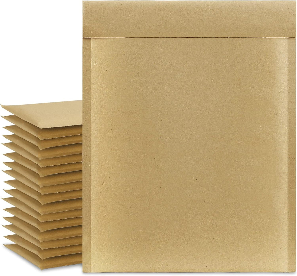 Natural Kraft Bubble Mailer 8.5x12" 25 Pack Usable Size 8.5x11" Brown