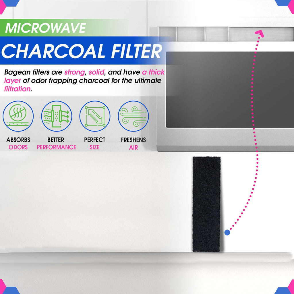 Microwave Carbon Filter 10.15” x 2.5” Compatible with Frigidaire OTRFILTER