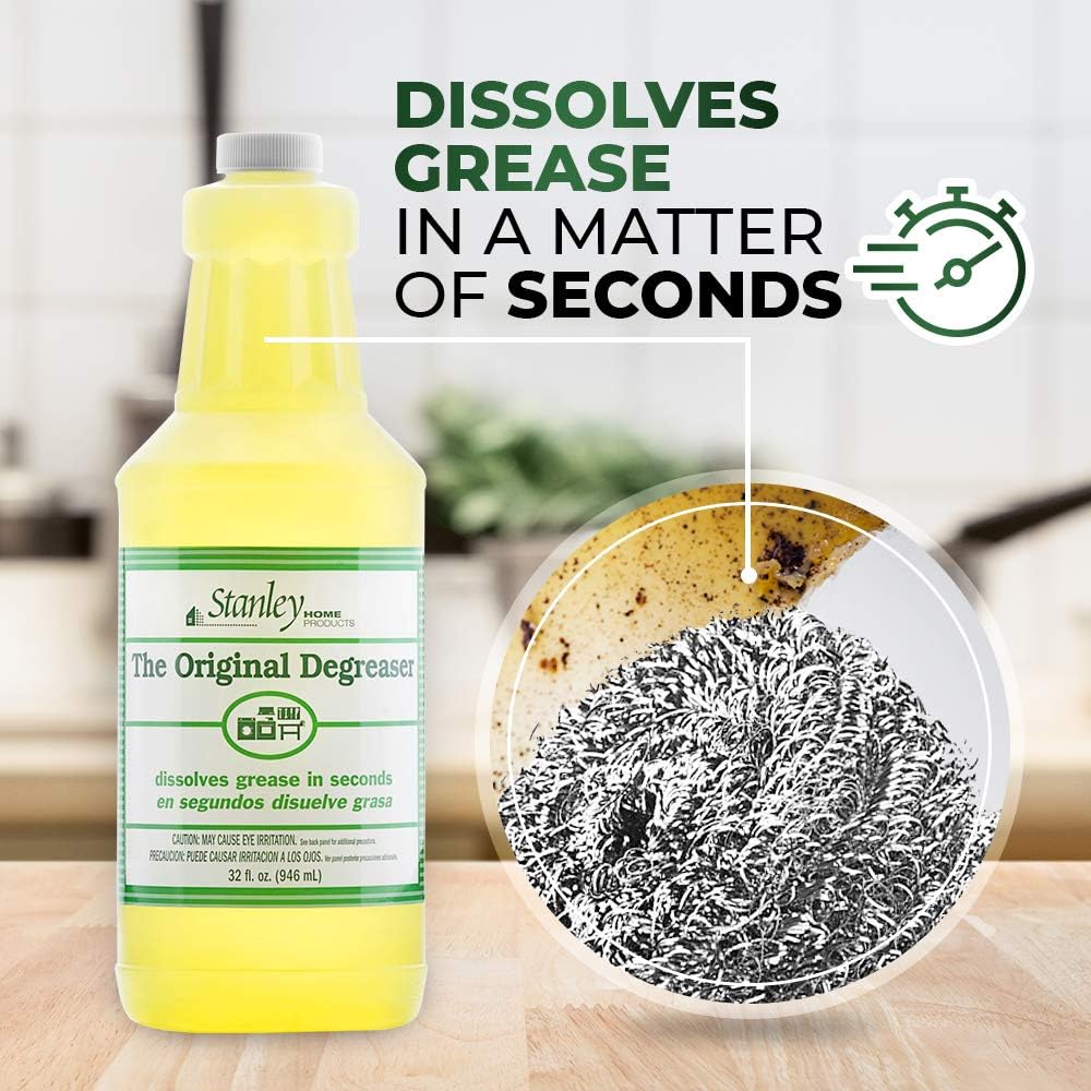Original Degreaser - Removes Stubborn Grease & Grime - Powerful Multipurpose Cleaning Solution for Home & Commercial
