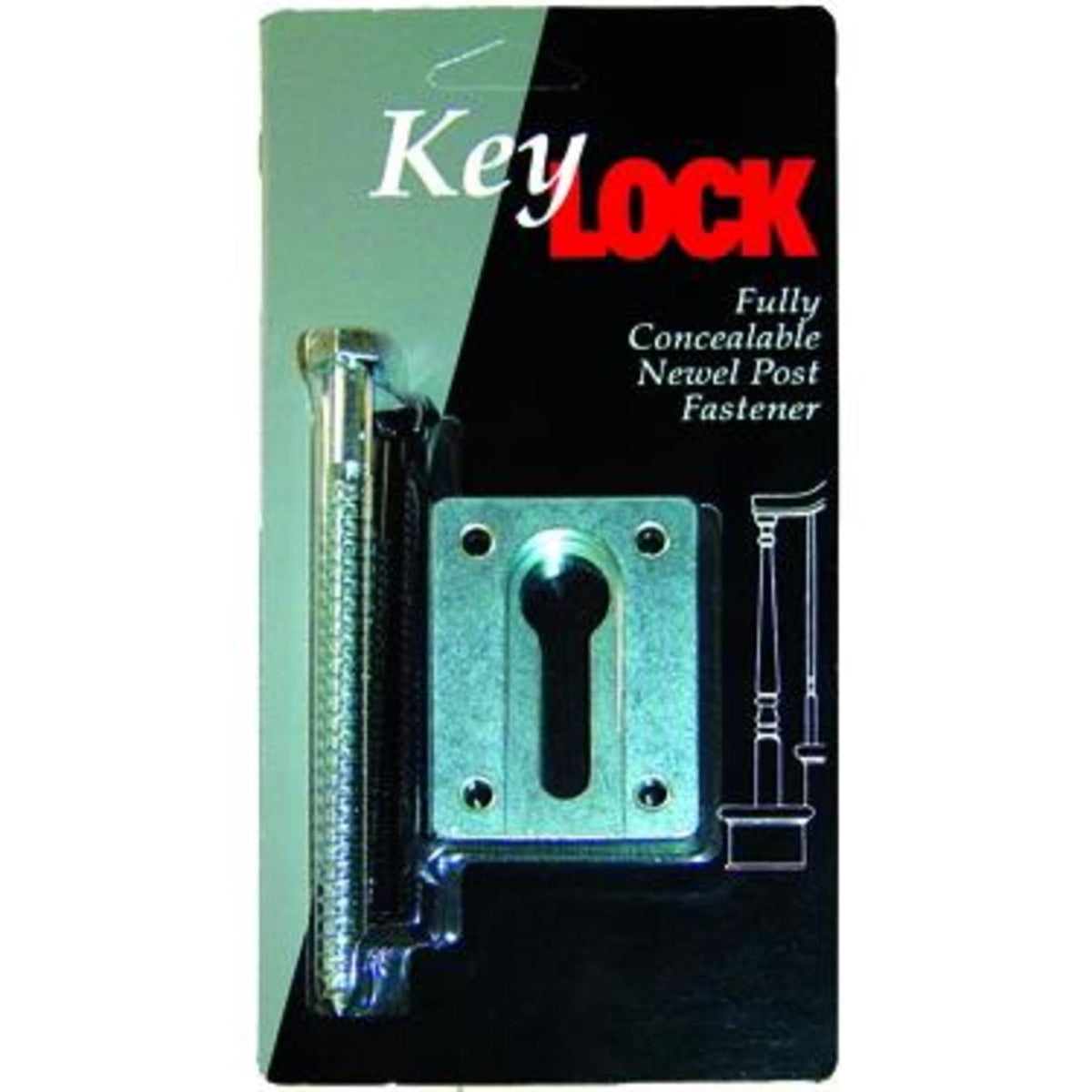 KeyLOCK Newel Post Fastener