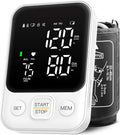 Blood Pressure Monitor Upper Arm Machine Accurate Adjustable BP Cuff Kit Led Backlit Display 2 Users 240 Sets Memory