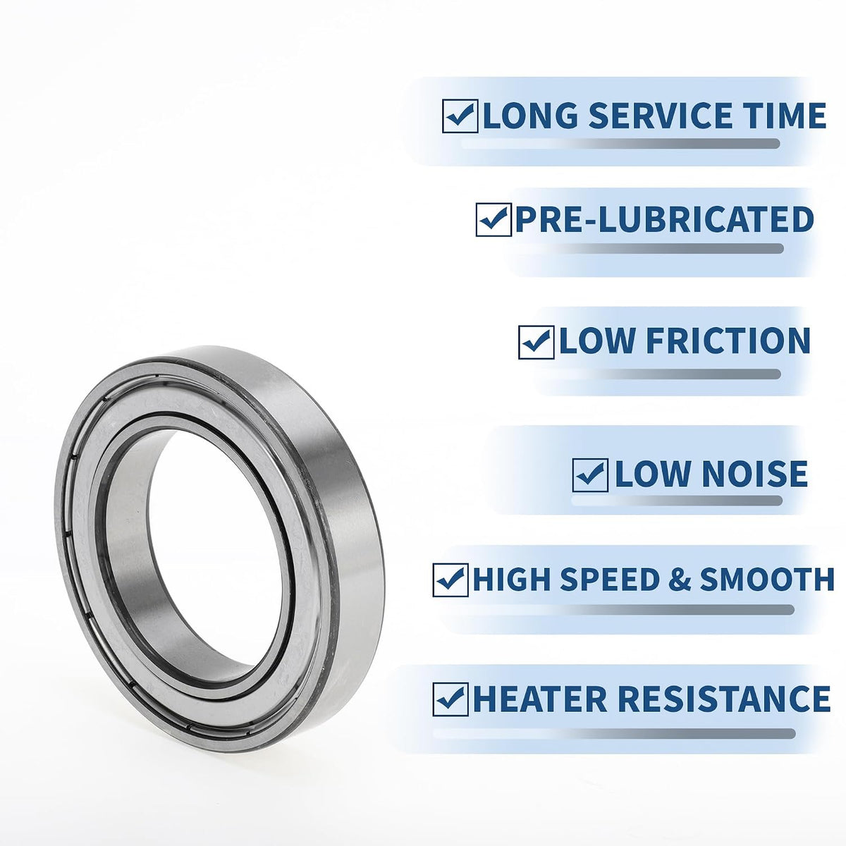 ACROPIX 6012ZZ Deep Groove Ball Bearings 60x95x18mm Double Metal Seal