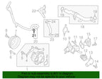 Mazda E301-15-287, Engine Coolant Pipe O-Ring