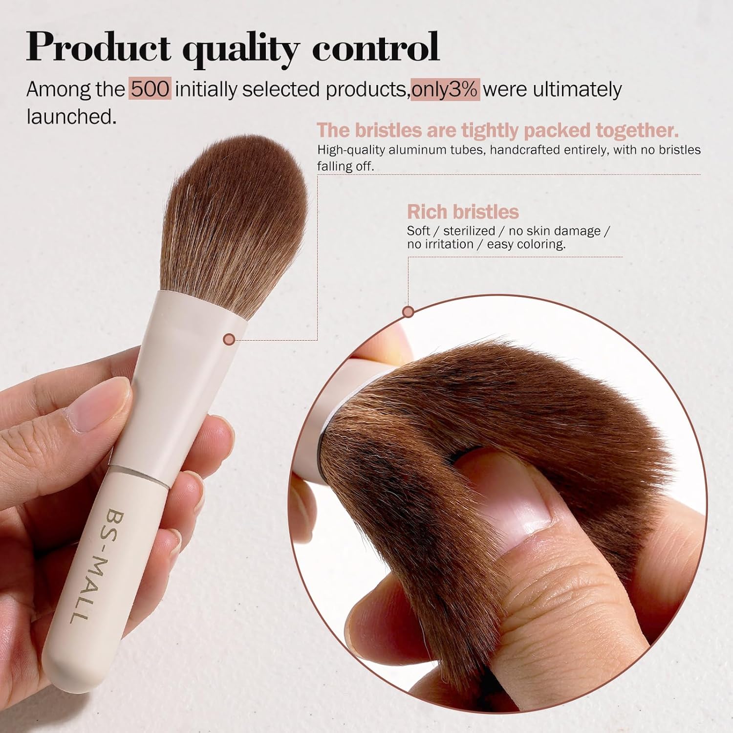 14 Pcs Makeup Brushes Set with 1 Pcs Makeup Sponge – Essential Foundation Powder Concealers, Eye Shadows, Blush