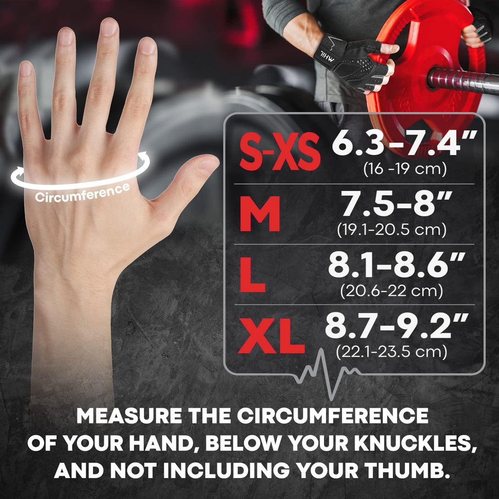 Workout Gloves for Men – Comfortable Gym Gloves for Men with Enhanced Grip for Safety and Hand Protection – Weight